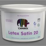 Интерьерная моющаяся краска Caparol Latex Satin 20